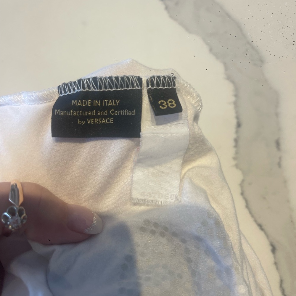 Versace Crystal Logo Tee – Made in Italy - Picture 4 of 4